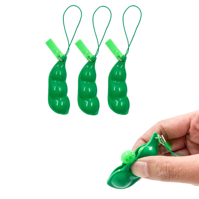 SQUEEZE ME PEEEESE ANTI-STRESS PEA POPPER FIDGET TOY