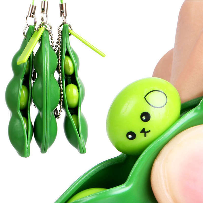 SQUEEZE ME PEEEESE ANTI-STRESS PEA POPPER FIDGET TOY