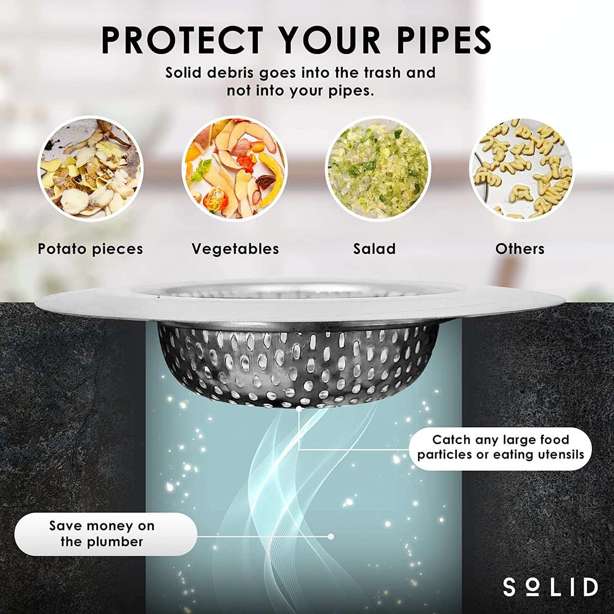 Kitchen Sink Strainer - PACK OF 2