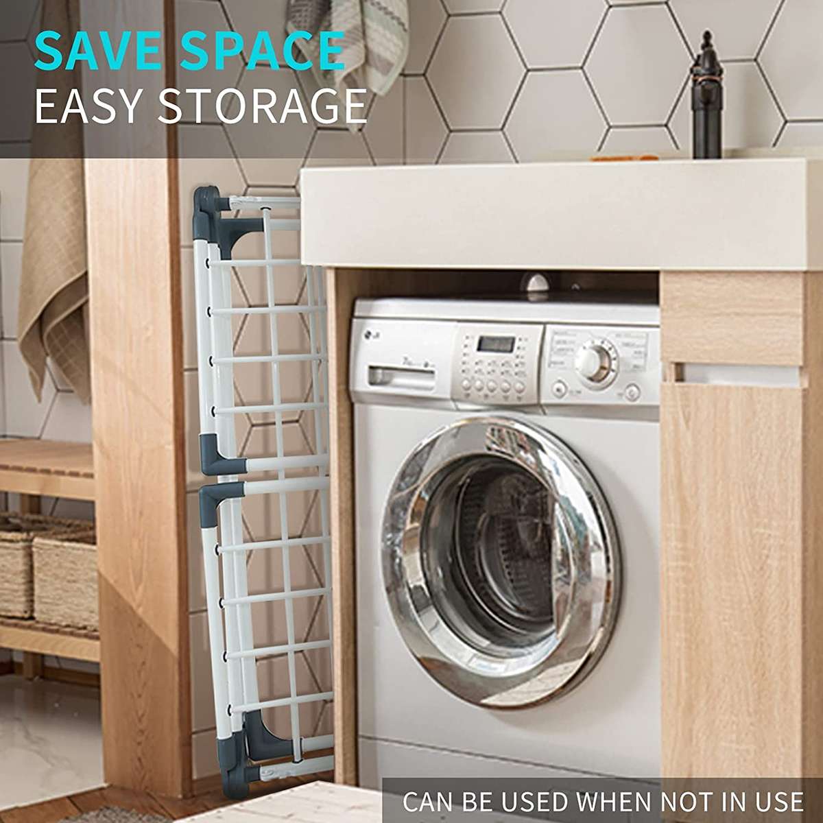 Collapsible Clothes Drying Rack