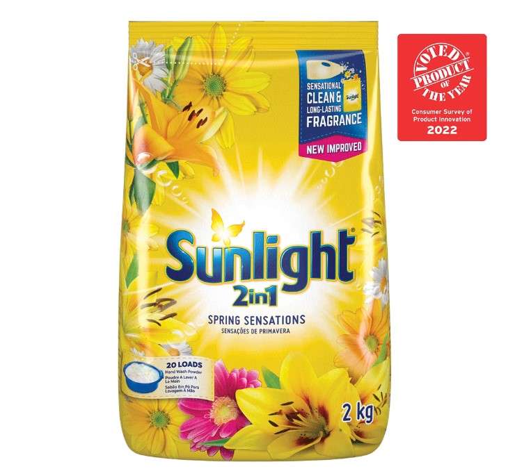 Sunlight 2in1 Handwash Washing Powder Spring Sensation 2kg