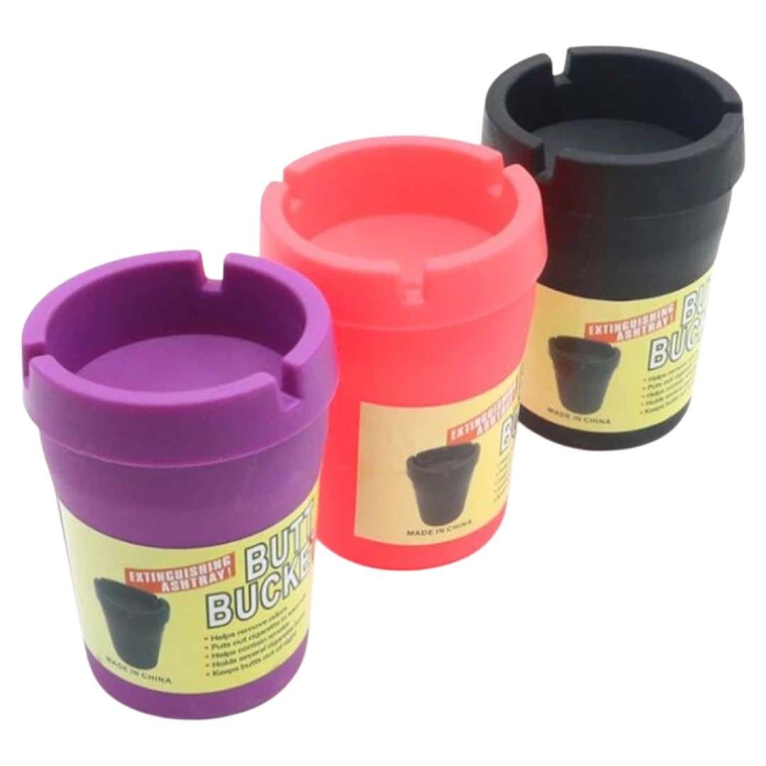 Butt Bucket Ashtray - Pack Of 4 Mixed Colors