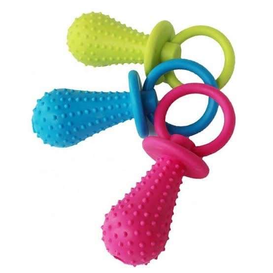 Dog Rubber Chew Bones Mixed Pack Of 3