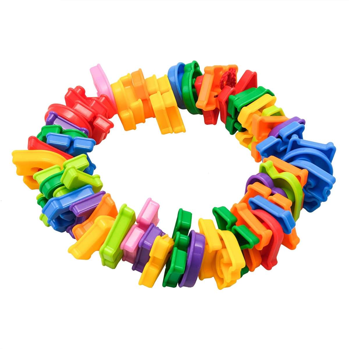 Blocks Letter Threading String Alphabet & Numbers 130 Piece Pack