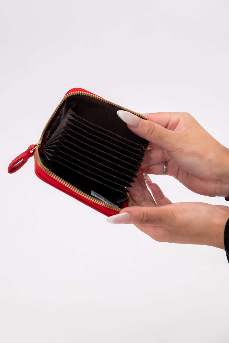 Zipp Around Credit Card Holder Pocket Wallet With RFID Blocking