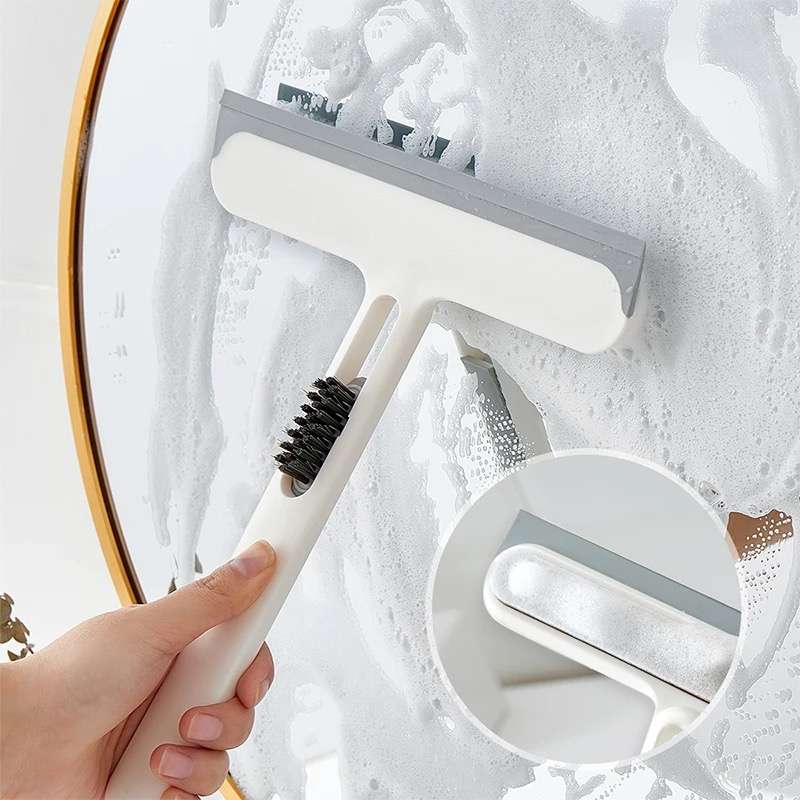 Shower Squeegee 3 in 1 Multipurpose Glass Brush