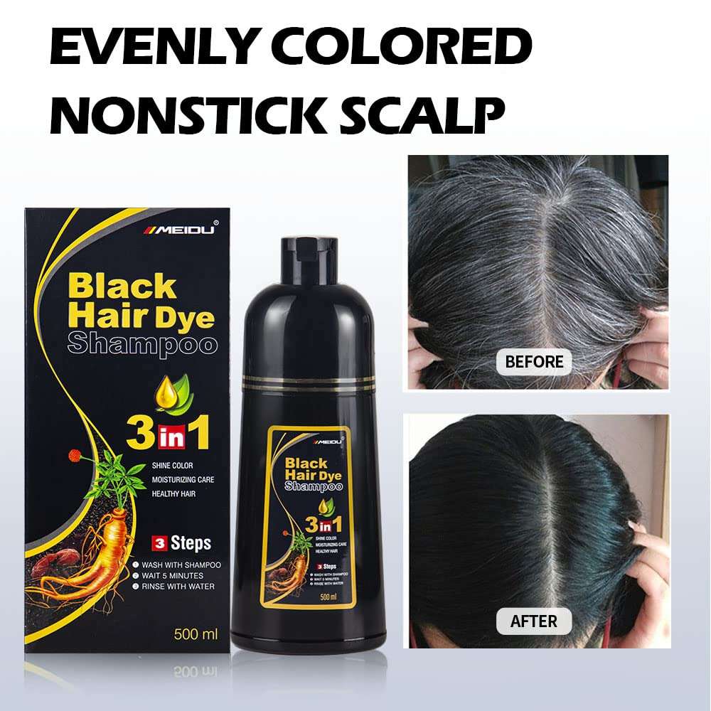 Black Hair Dye Shampoo 400ml