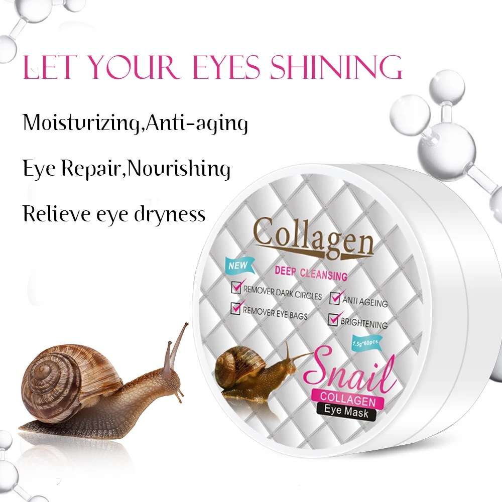 Snail Collagen Eye Mask Box Of 60