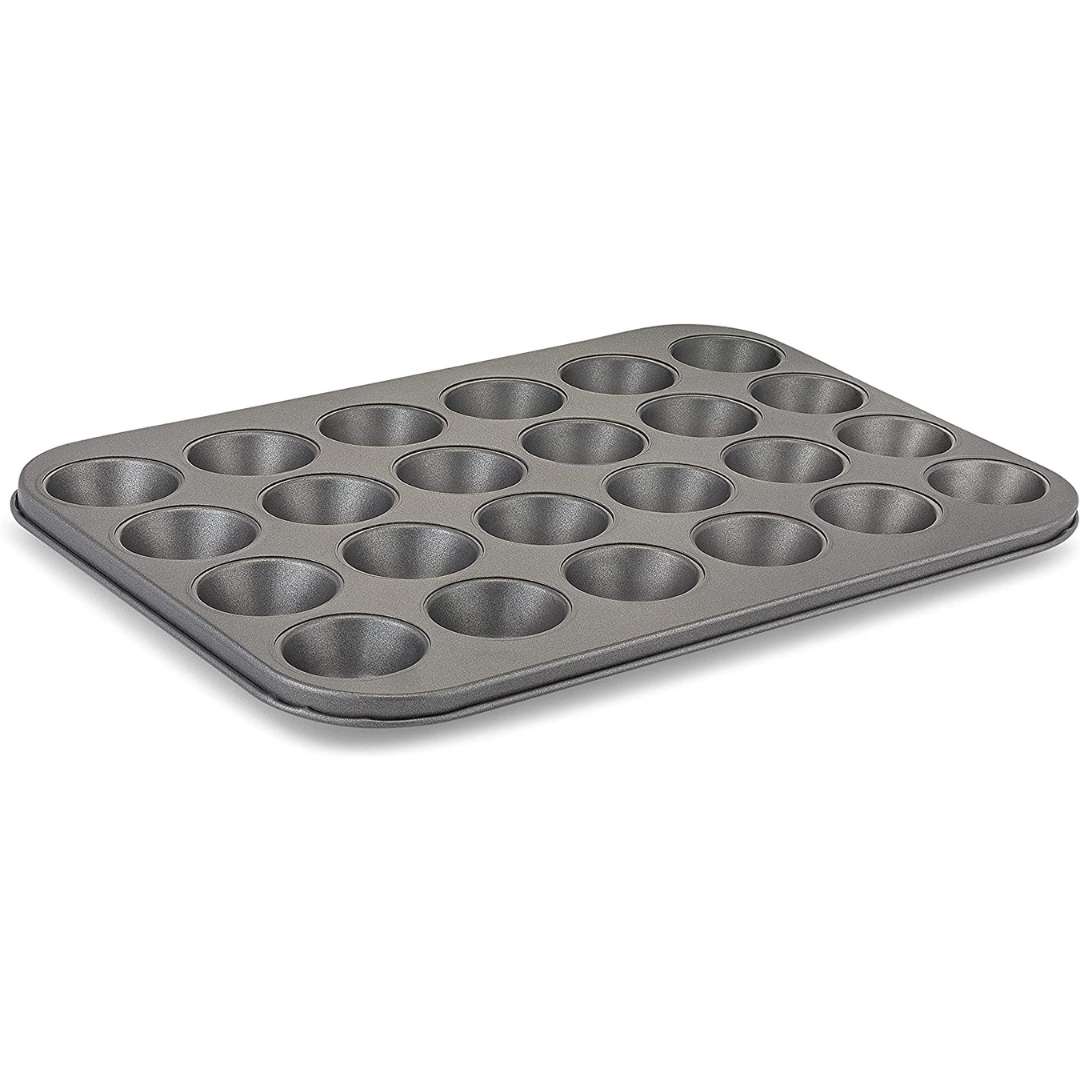 24 Cup Non Stick Mini Cupcake Muffin Pan Carbon Steel