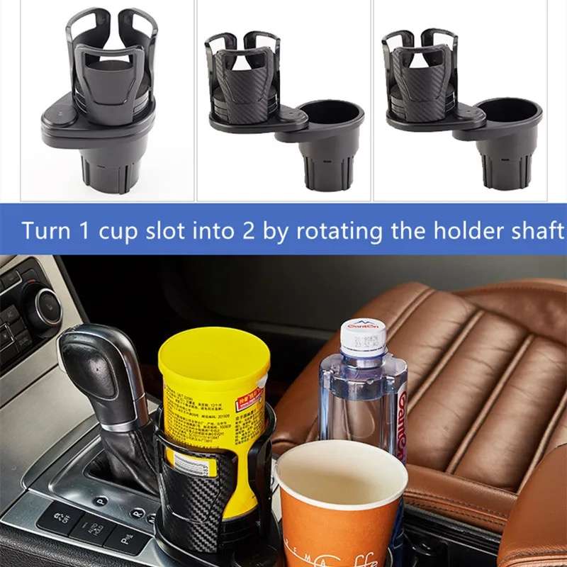 Universal Adjustable 2-in-1 Multifunctional Cup Holder For Car