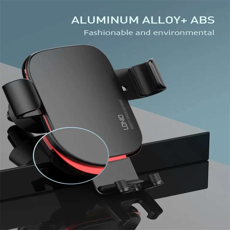 Gravity Car Phone Holder with Air Vent Clip Auto-Lock Mechanism MG10