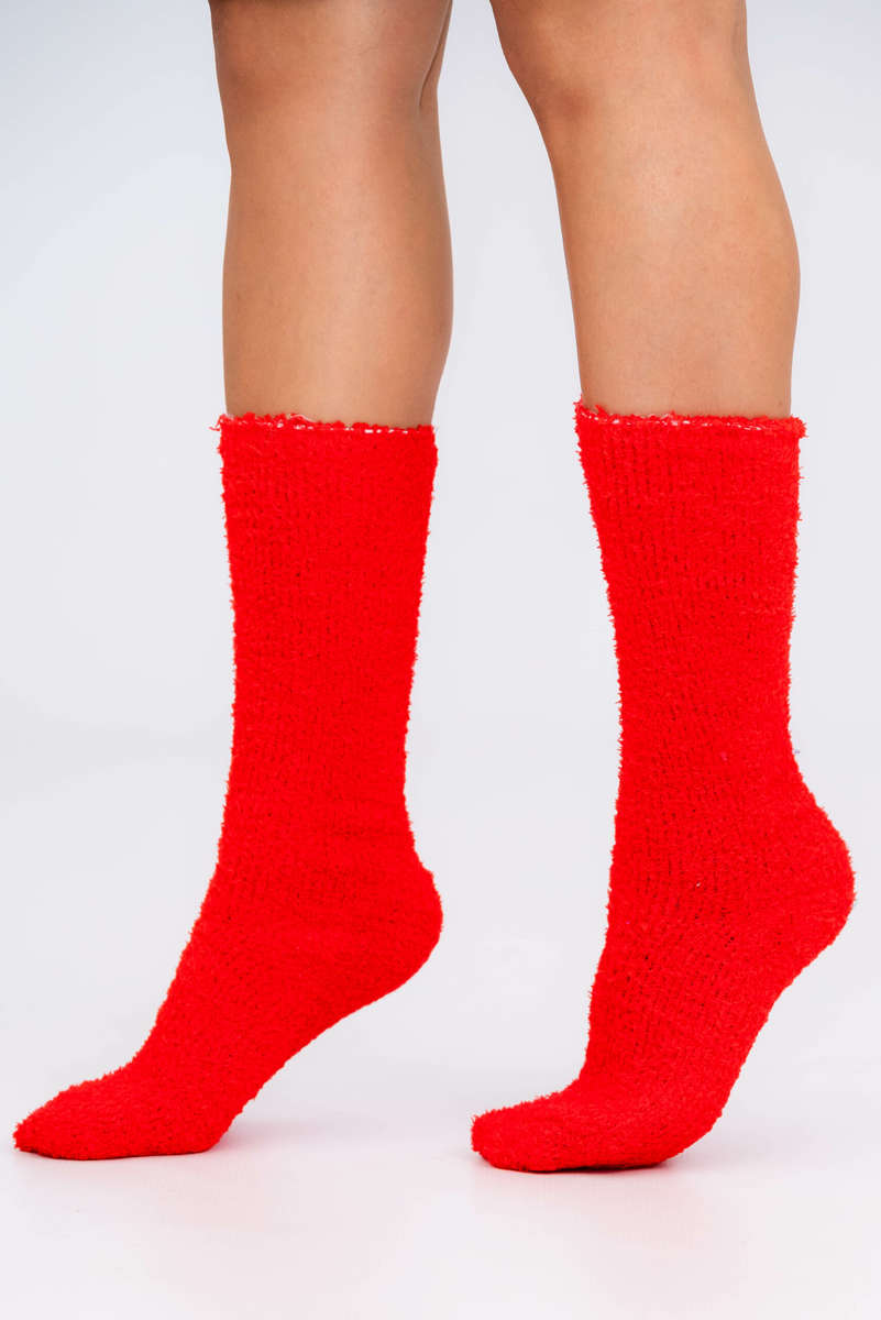Fluffy Feet Fluffy Socks For Winter Unisex Medium