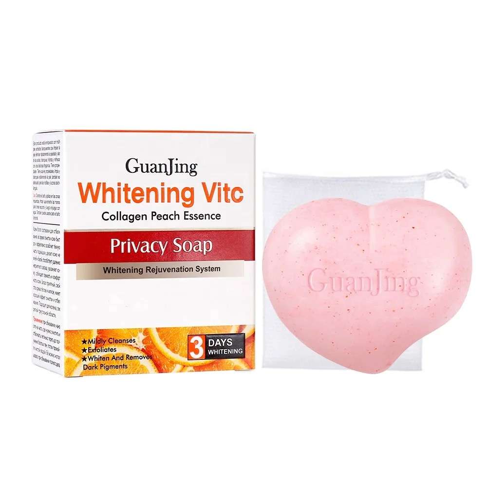 Whitening Vitamin C Privacy Soap With Collagen Peach Essence 80g