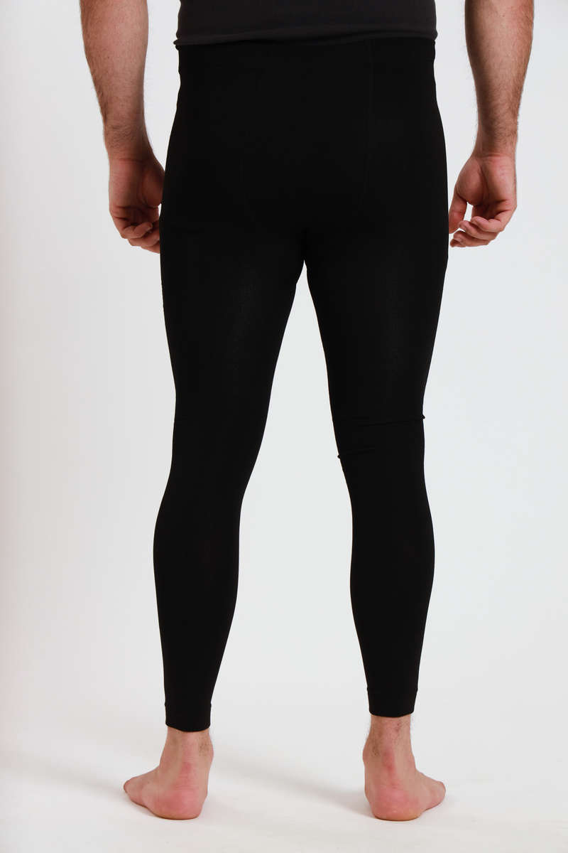 Men's Fleece Lined Long Johns Stretchy Winter Thermal leggings