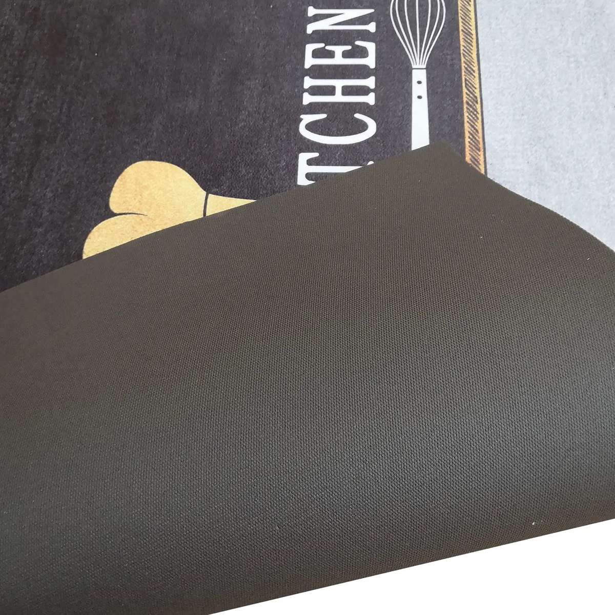 2 Piece Anti Fatigue PVC Kitchen &amp; Bathroom Non Slip Mat Set