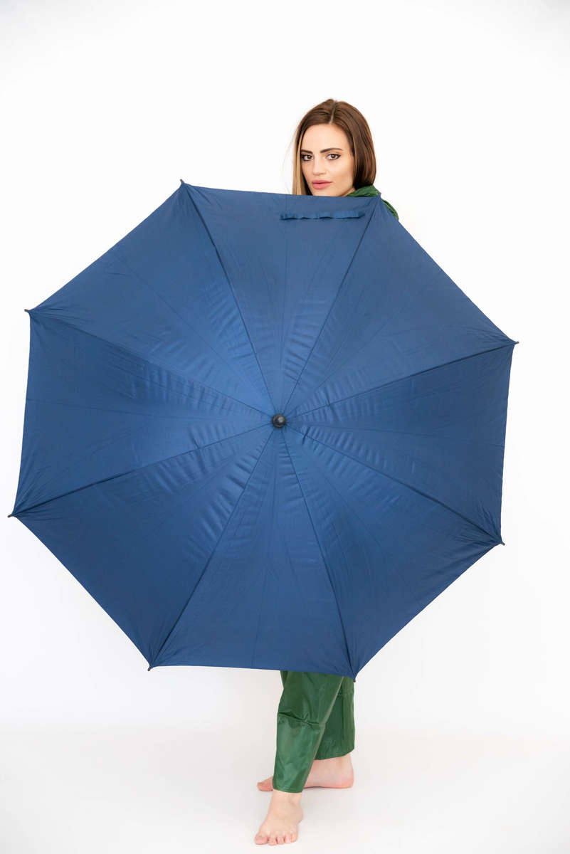 Automatic Open Golf Umbrella Extra Large Navy
