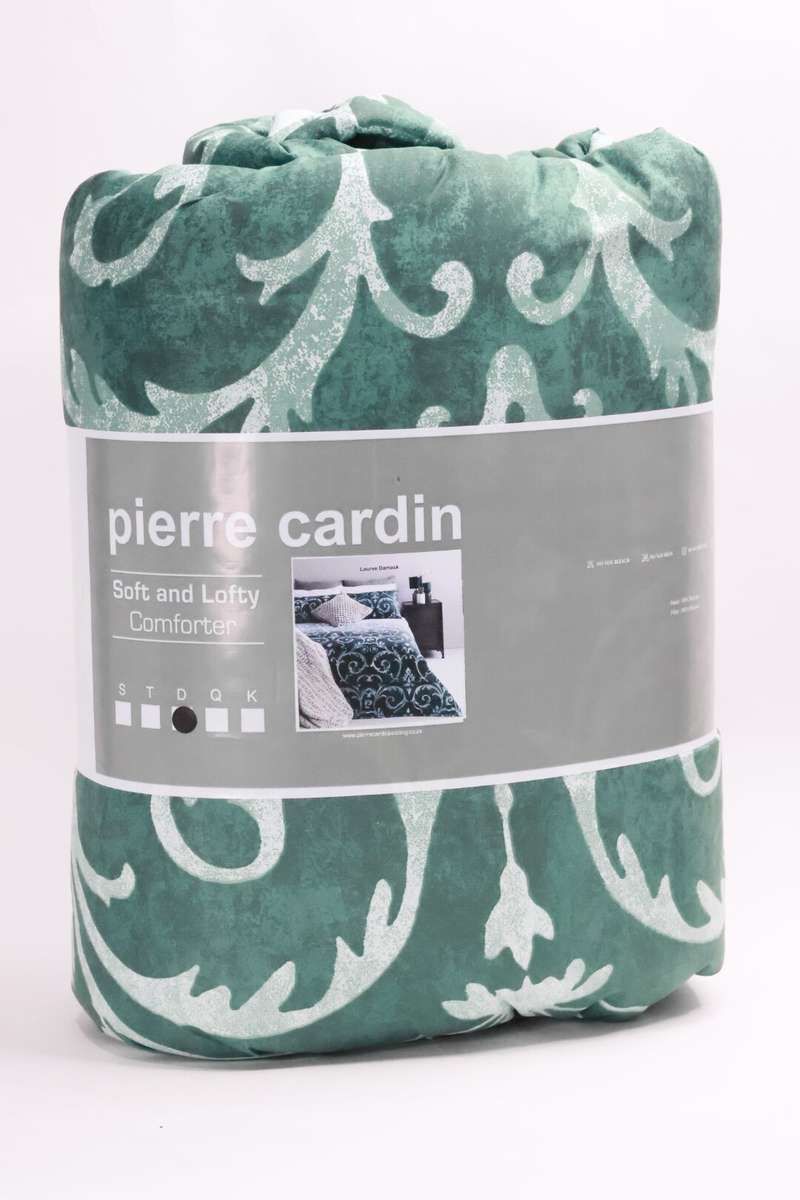 Pierre Cardin Microfiber Duvet Comformter Set With 2 Pillow Cases