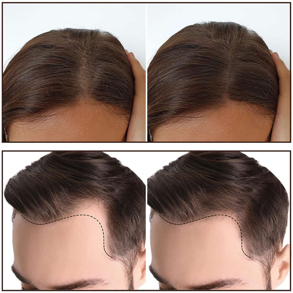 Hairline Eyebrow Shadow Hair Root Touch Sponge Powder PROMO-2-FOR-1