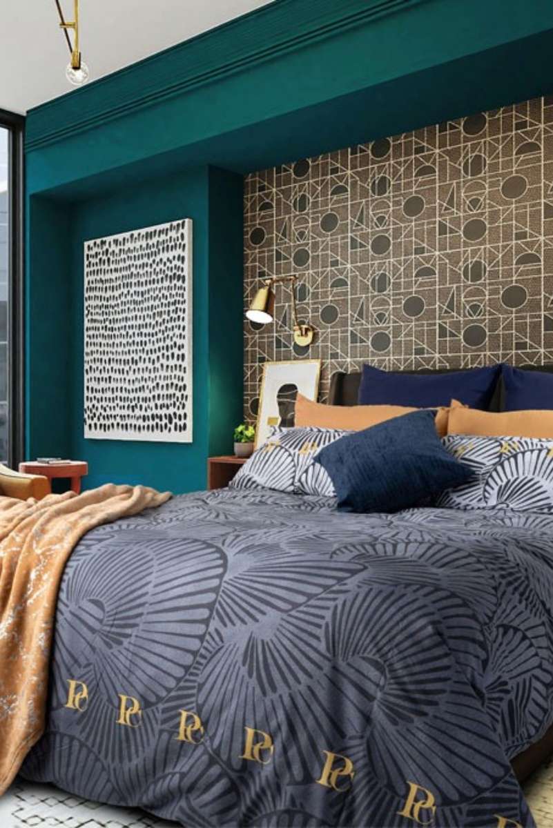 Pierre Cardin Microfiber Duvet Comformter Set With 2 Pillow Cases