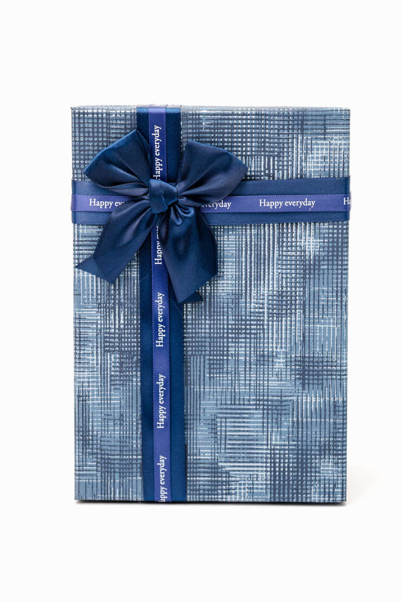 Senza 3 Piece Empty Gift Box With Lid & Ribbon