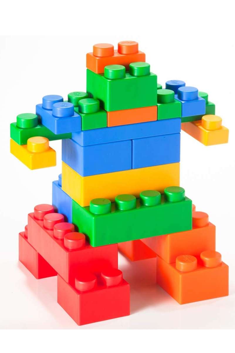 23 Piece Medium Building Block Set In Backpack