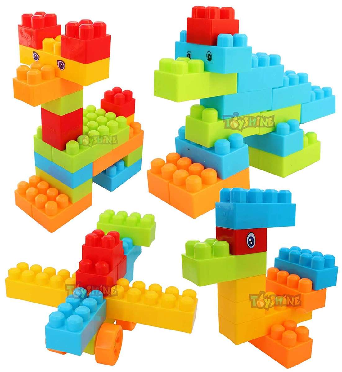 23 Piece Medium Building Block Set In Backpack