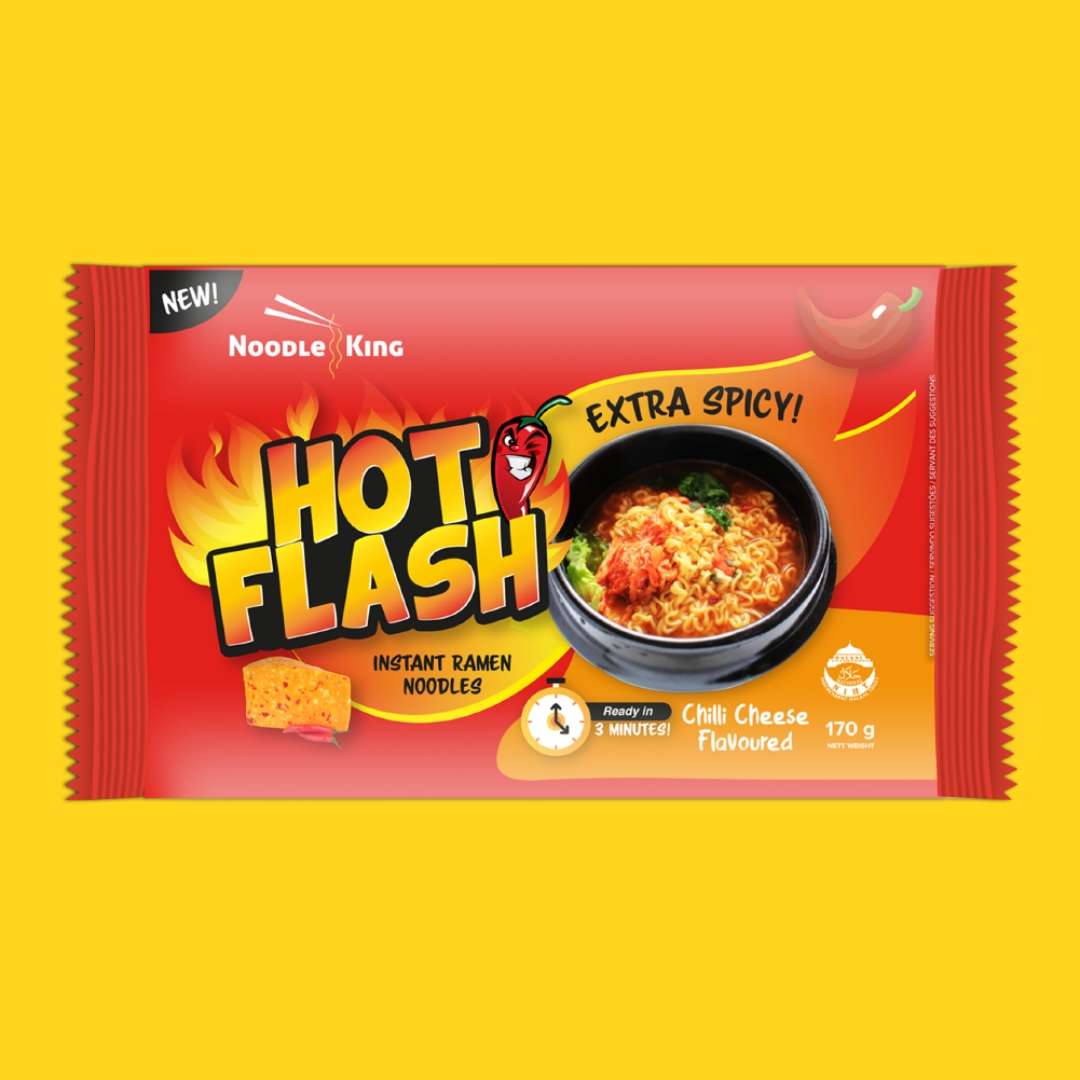 Hot Flash Extra Spicy Instant Ramen Noodles 170g