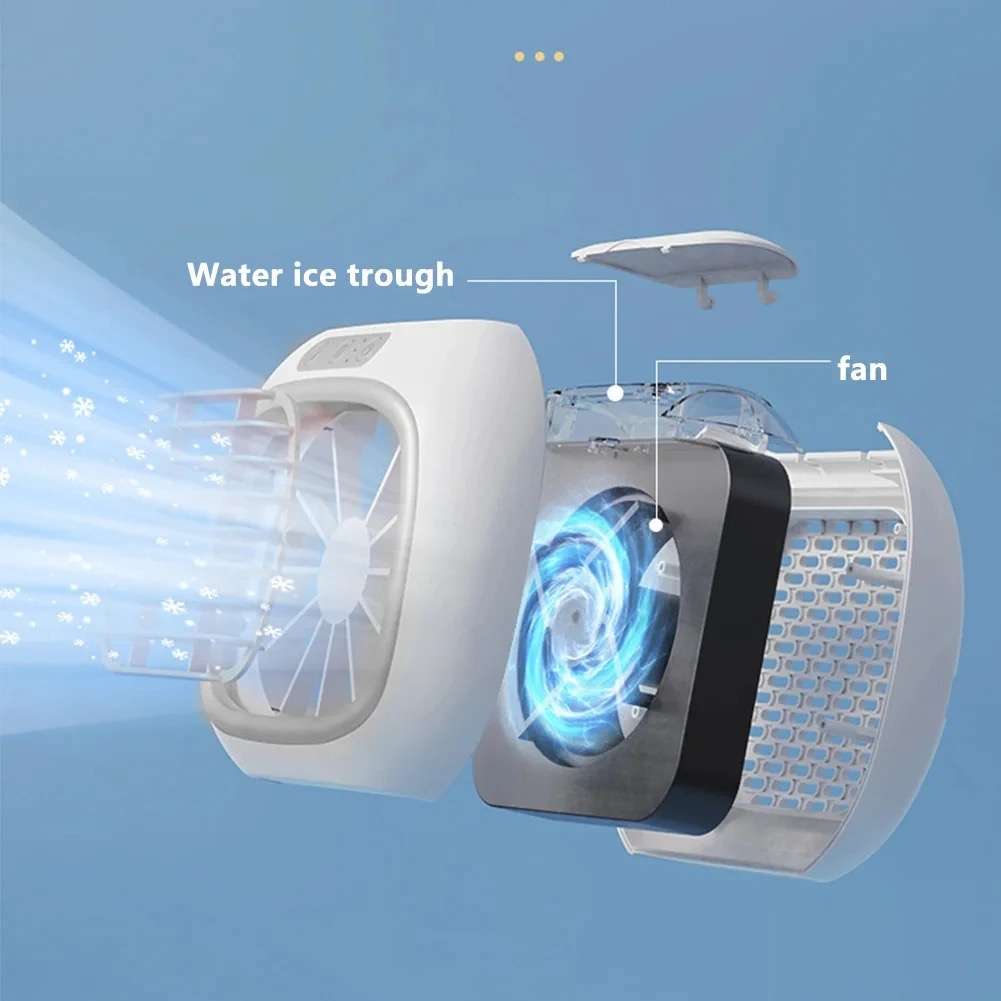 Portable Mini Desk Air Conditioner Cooling Fan