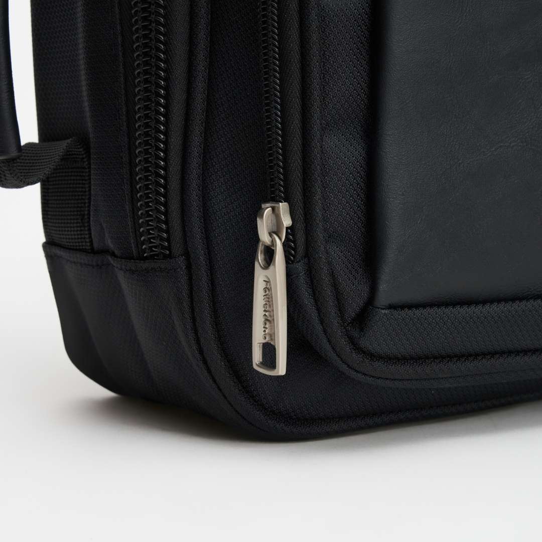 Powerland Genuine Leather Laptop Backpack School Bag