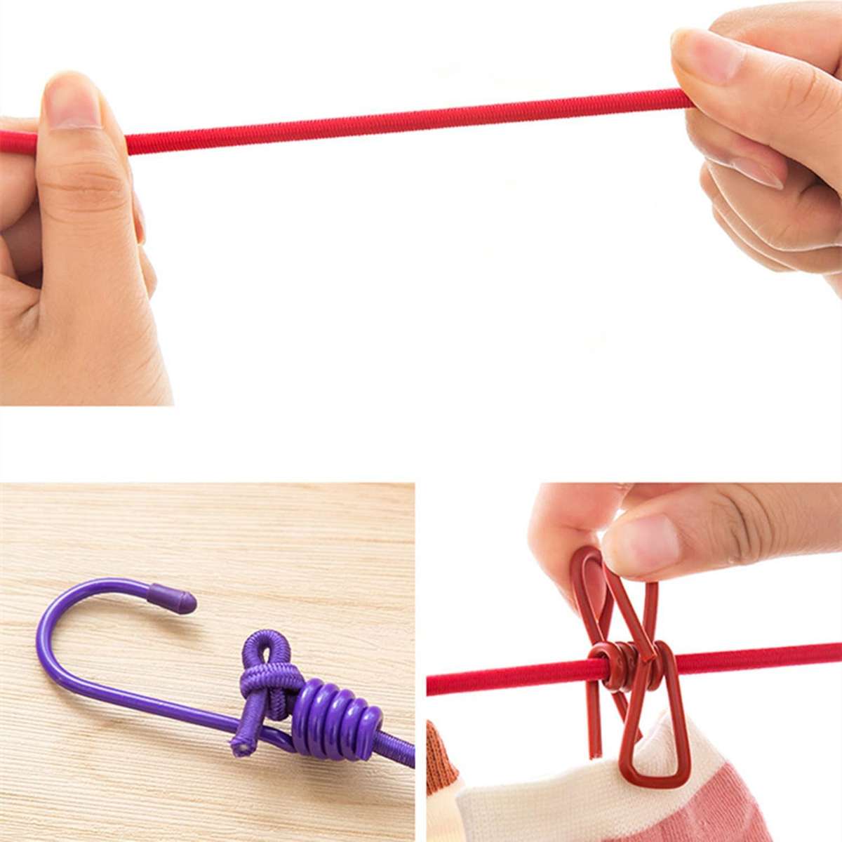 Senza® Retractable Portable Lightweight Travel Clothesline