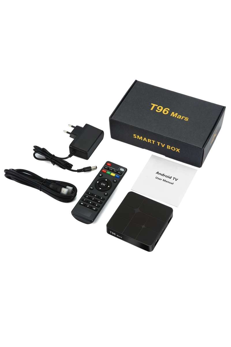 4K HD Smart TV Box with Remote Controller
