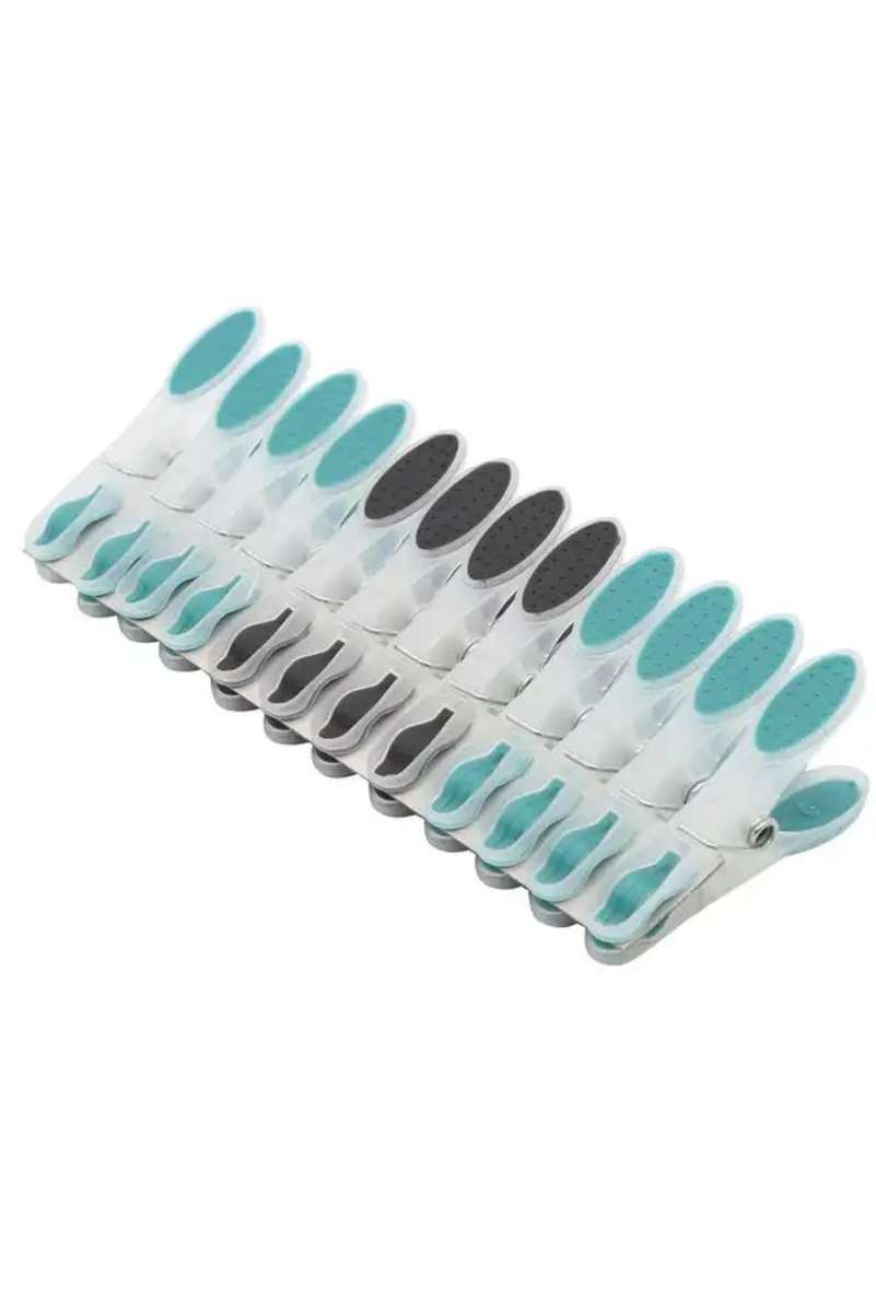 20pcs Plastic Pegs Heavy Duty With Finger Grip & Clothes Dbl Grip 80mm