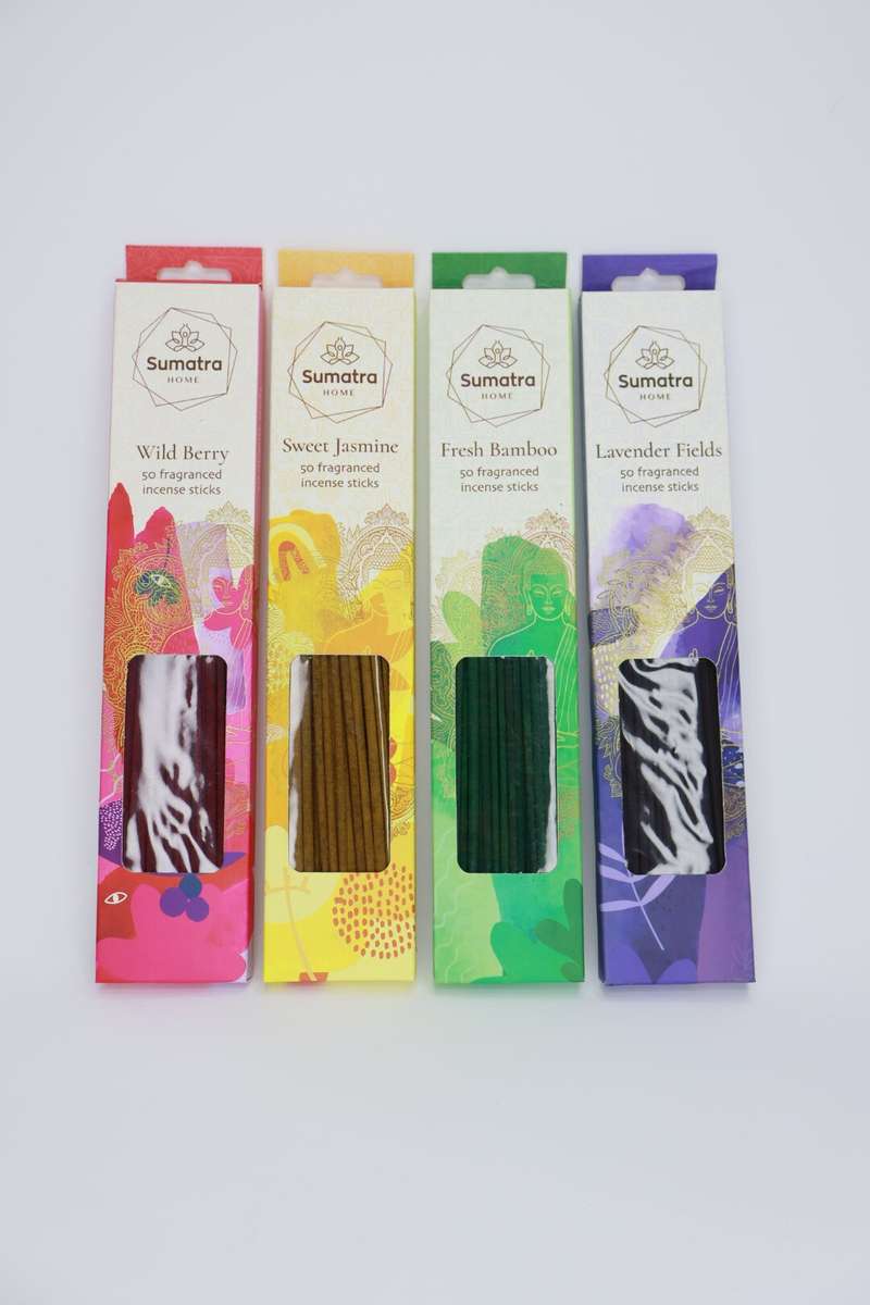 50 Fragranced Incense Sticks Per Box