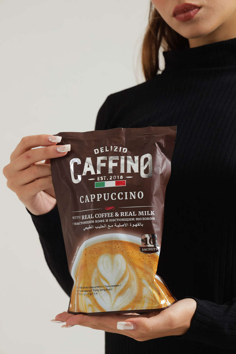 Delizio Caffino Cappuccino 3 in1 Instant Coffee 10 X 20g Sachets Per Pack