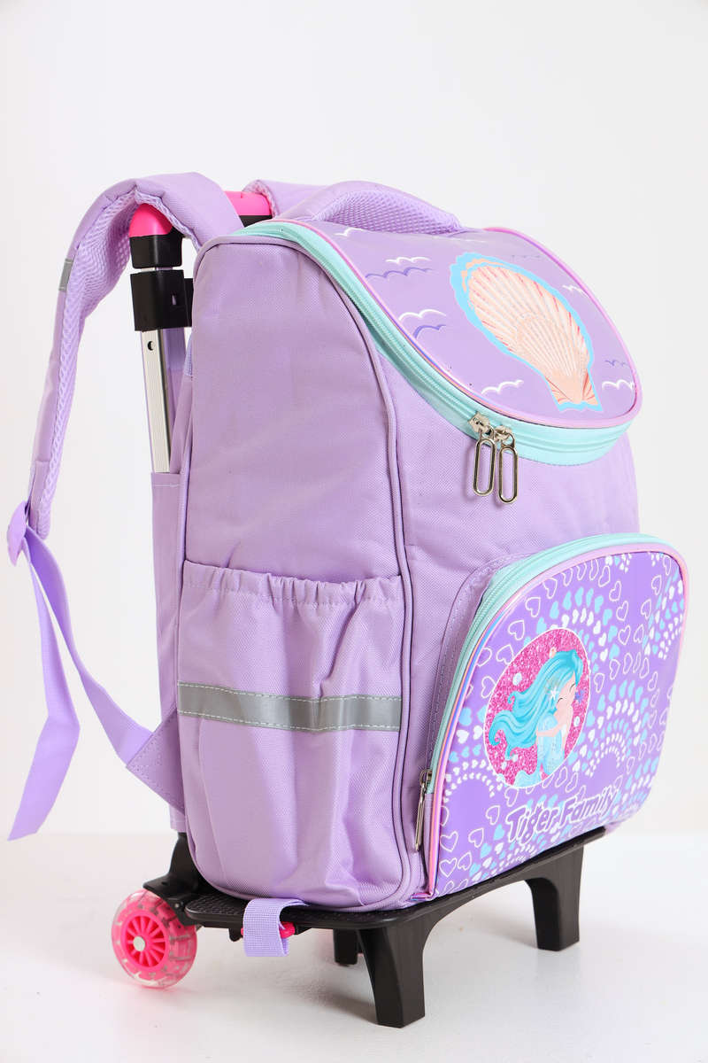 Kids Heavy Duty Trolley Bag Backpack School Bag 3 Piece Set