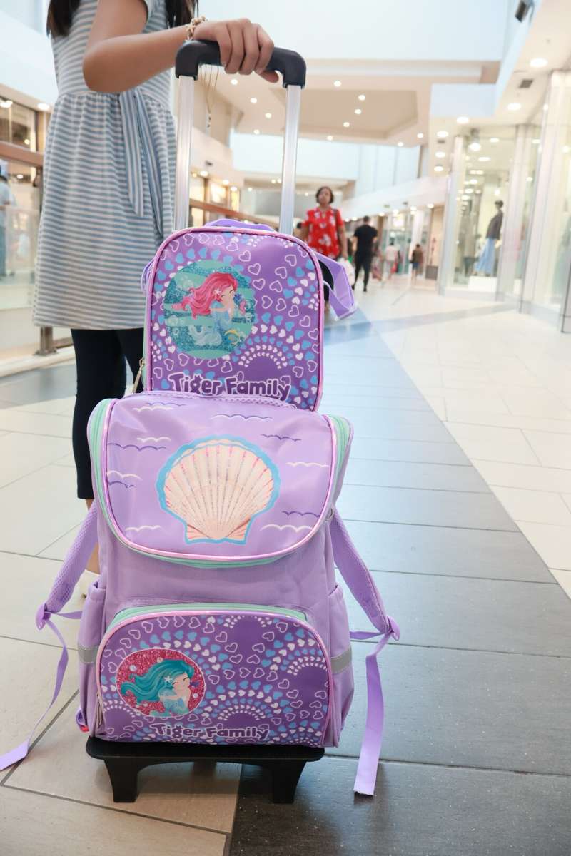 Kids Heavy Duty Trolley Bag Backpack School Bag 3 Piece Set