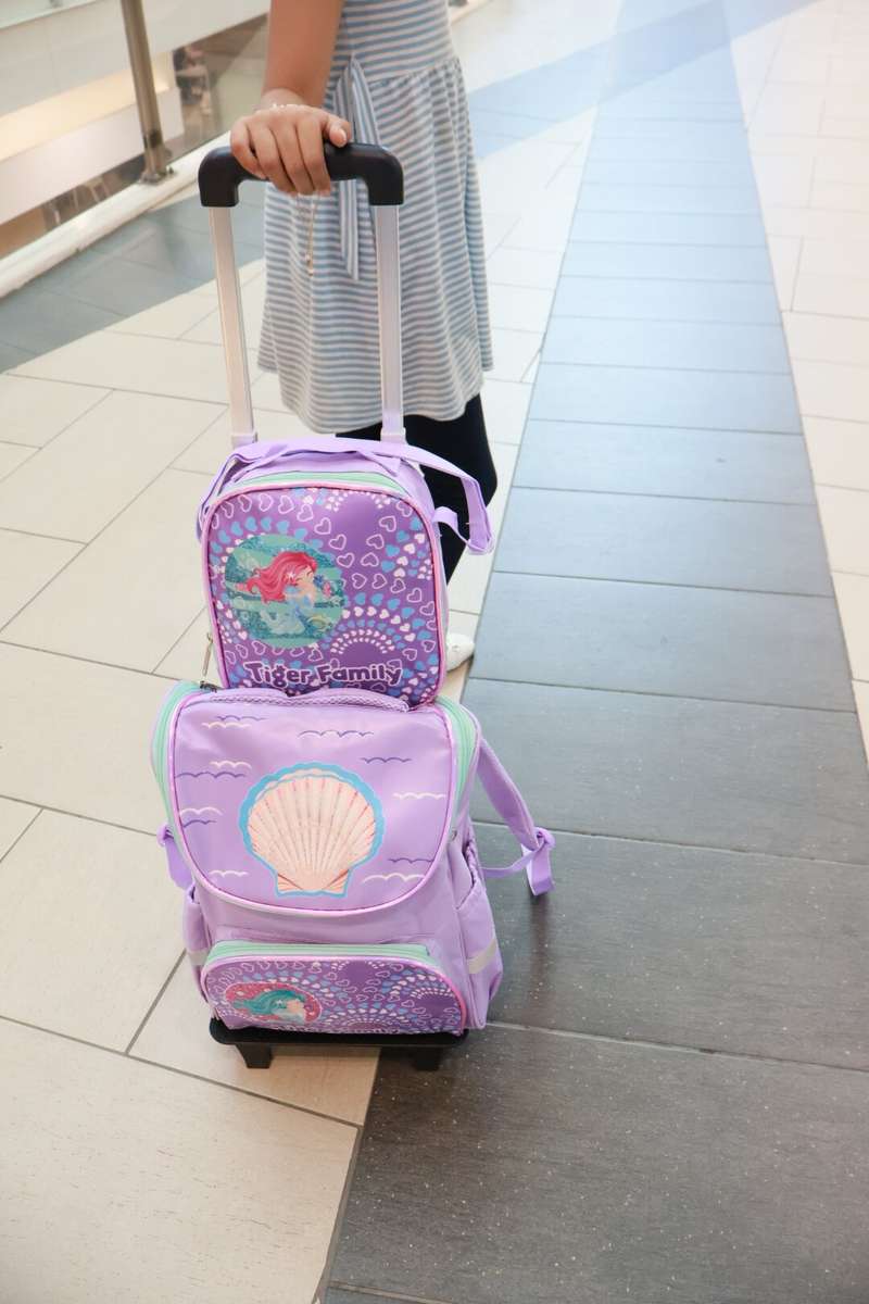 Kids Heavy Duty Trolley Bag Backpack School Bag 3 Piece Set