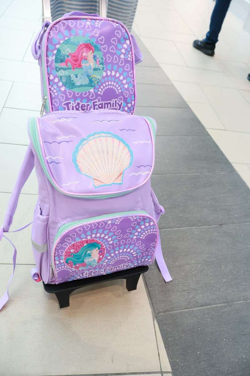 Kids Heavy Duty Trolley Bag Backpack School Bag 3 Piece Set