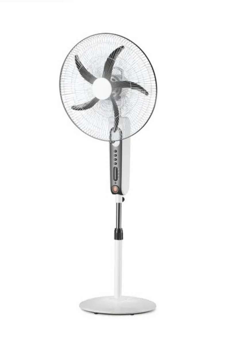 Smart Rechargeable Battery and Electric Remote Controlled Pedestal Fan /light