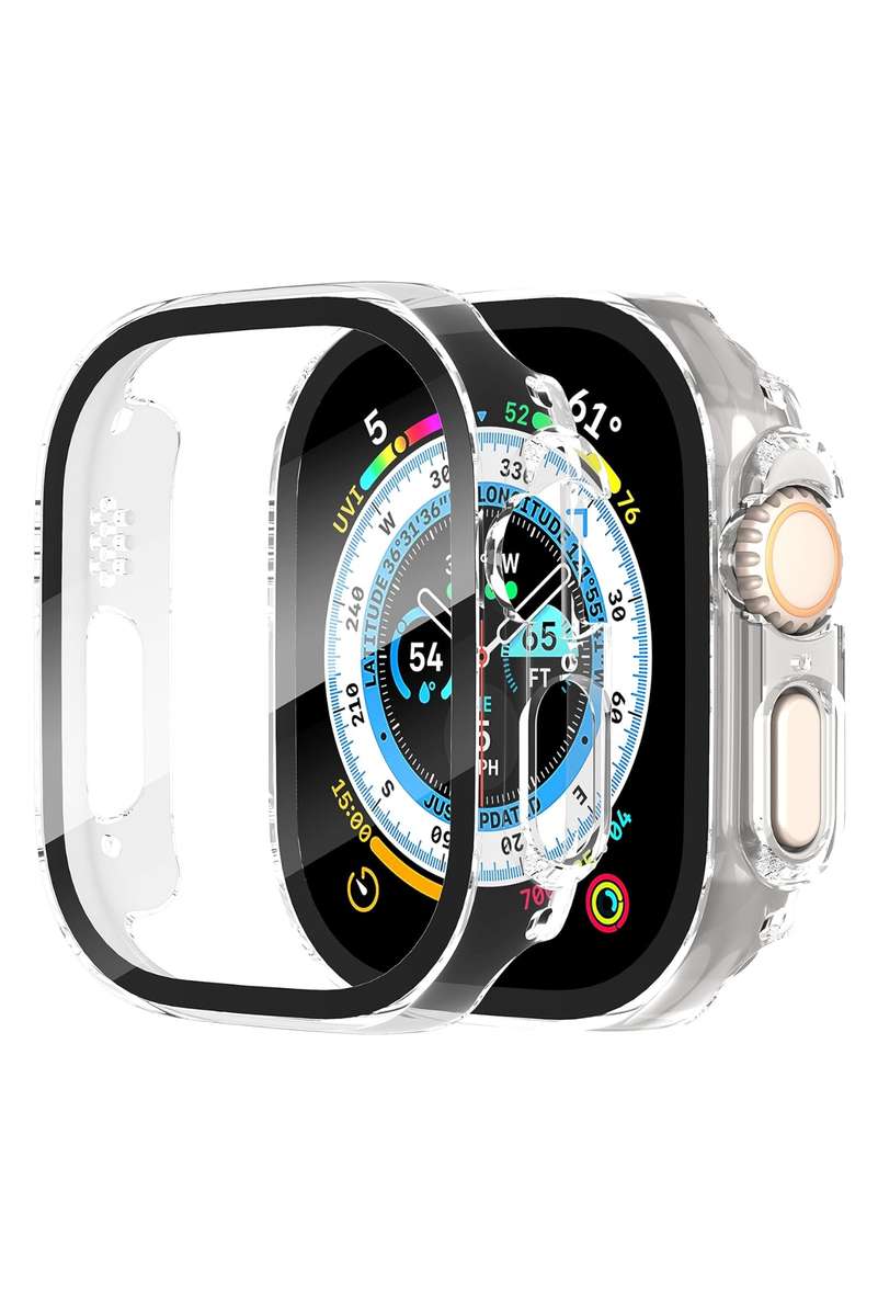 Clear TPU 3D Bumper Case for Apple Watch Ultra - 49mm
