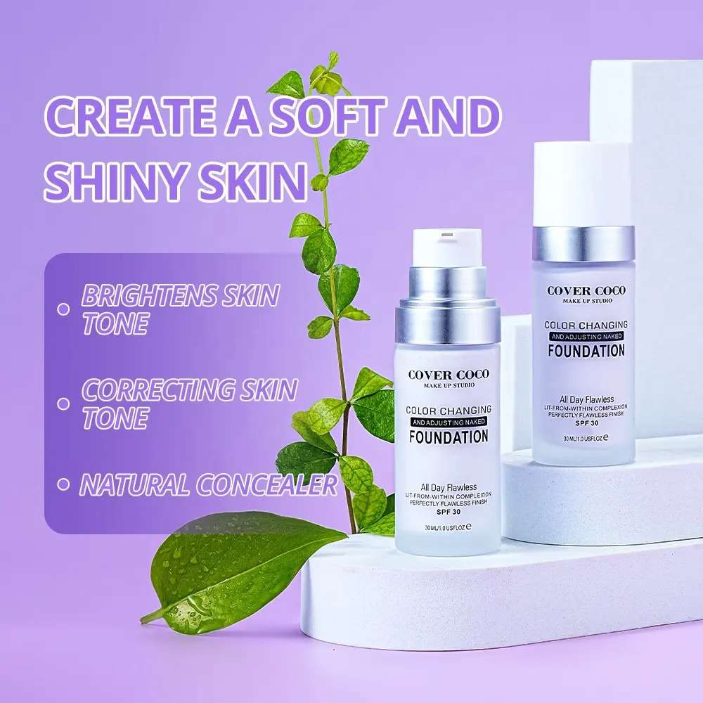 Colour Changing &amp; Adjusting Naked Foundation 30ml