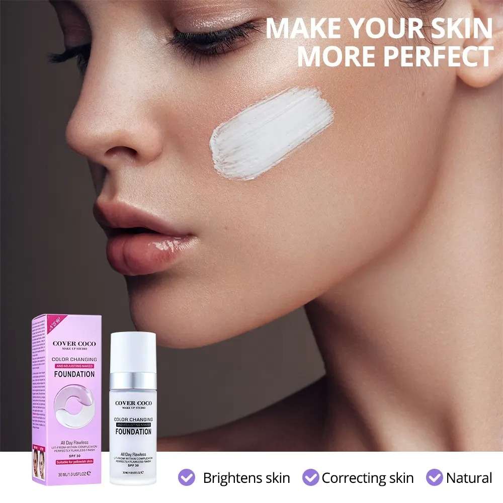 Colour Changing &amp; Adjusting Naked Foundation 30ml