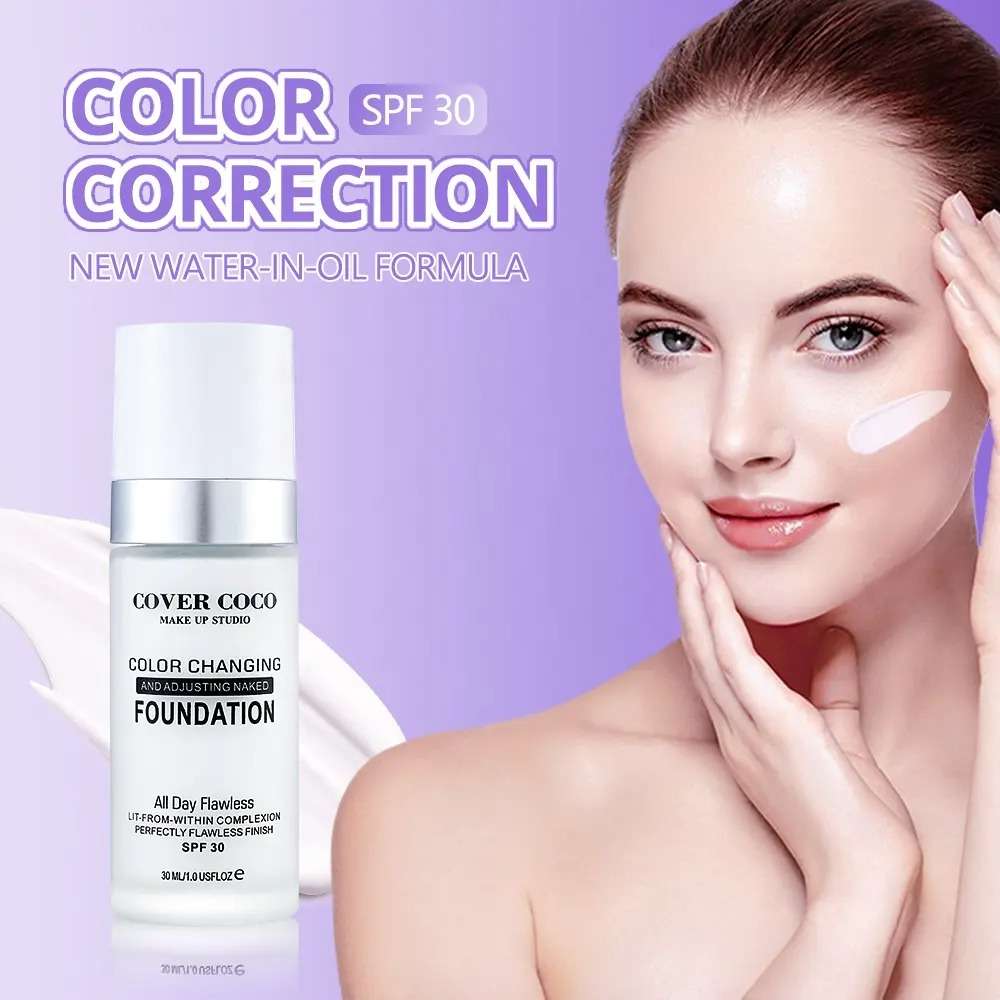 Colour Changing &amp; Adjusting Naked Foundation 30ml