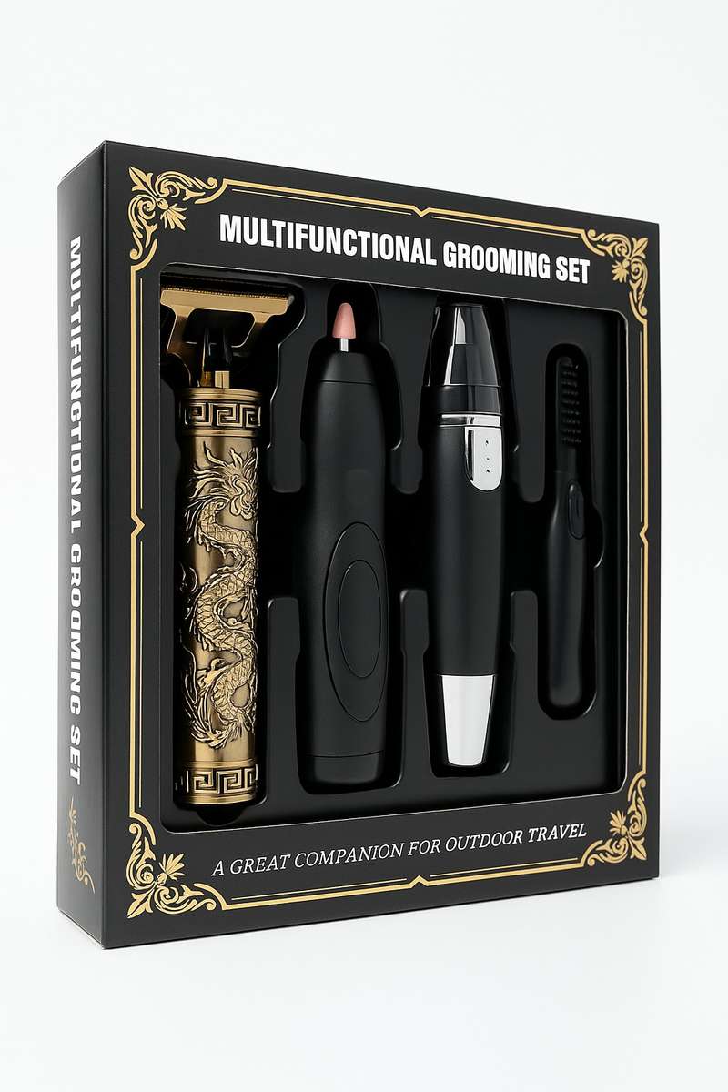 Senza® Multifunctional 4 Piece Grooming Gift Set Updated Model
