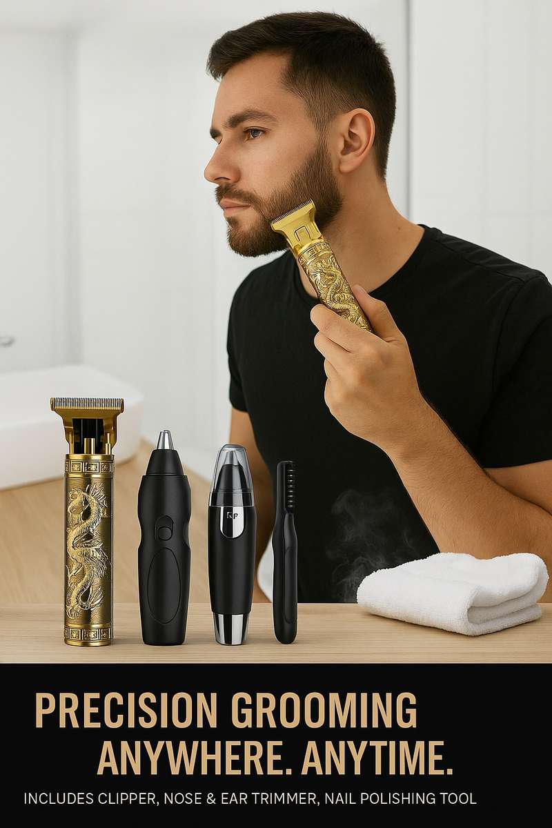 Senza® Multifunctional 4 Piece Grooming Gift Set Updated Model