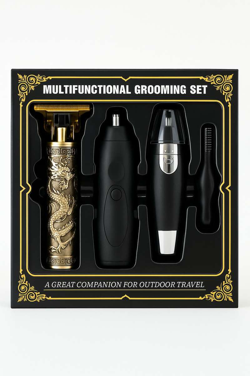 Senza® Multifunctional 4 Piece Grooming Gift Set Updated Model