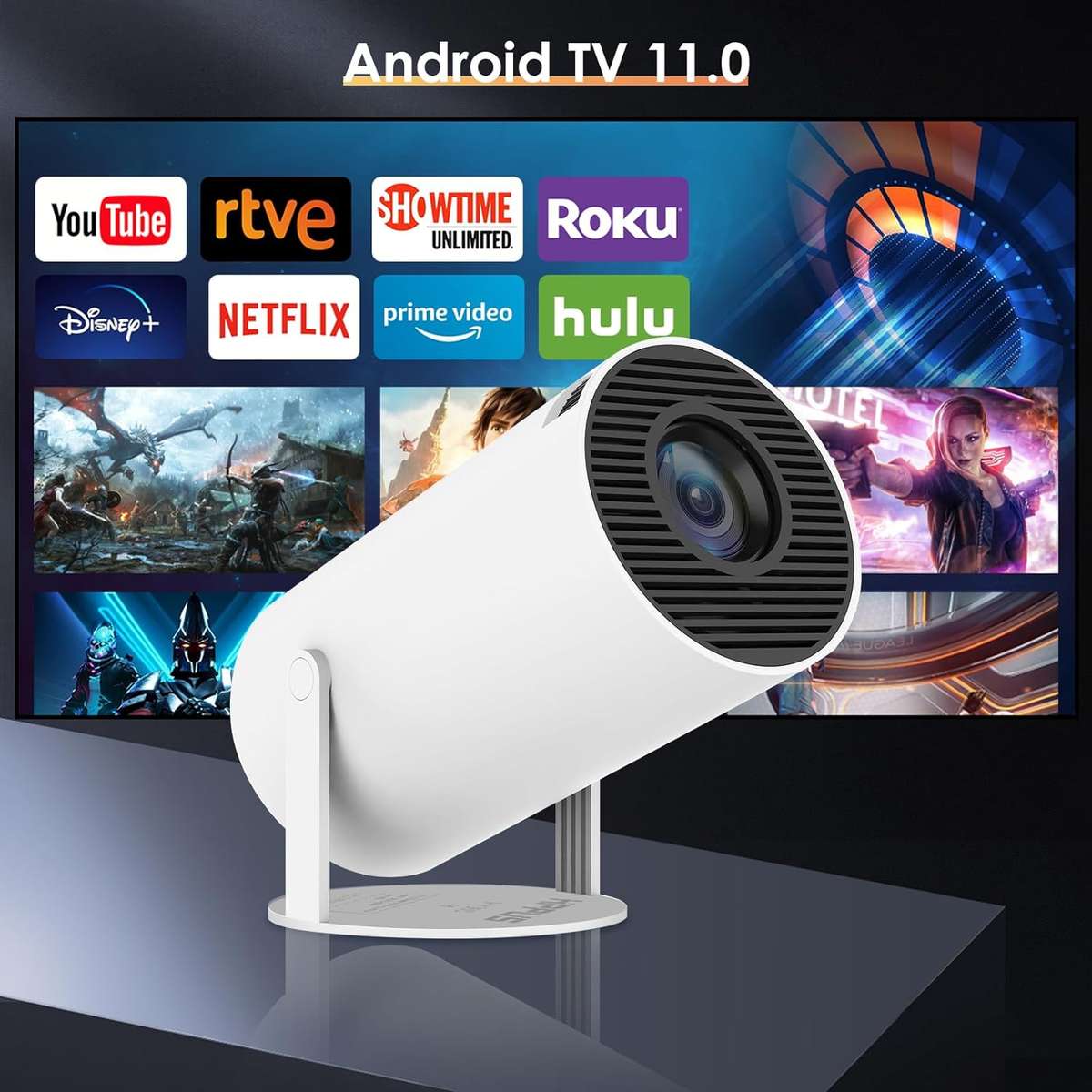 4k Ultra HD Projector with Remote HY300
