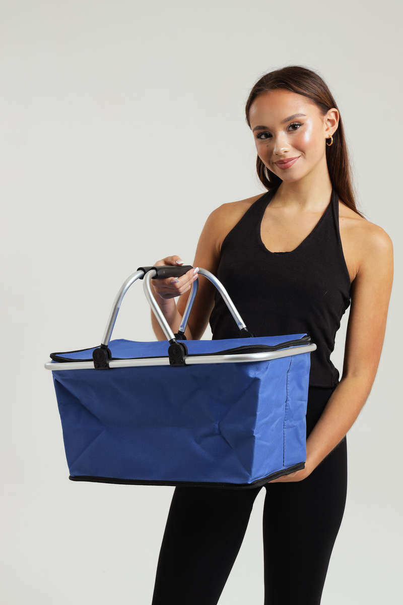 Senza Large Insulated Collapsible Picnic Basket 46 x 23 x 27 cm