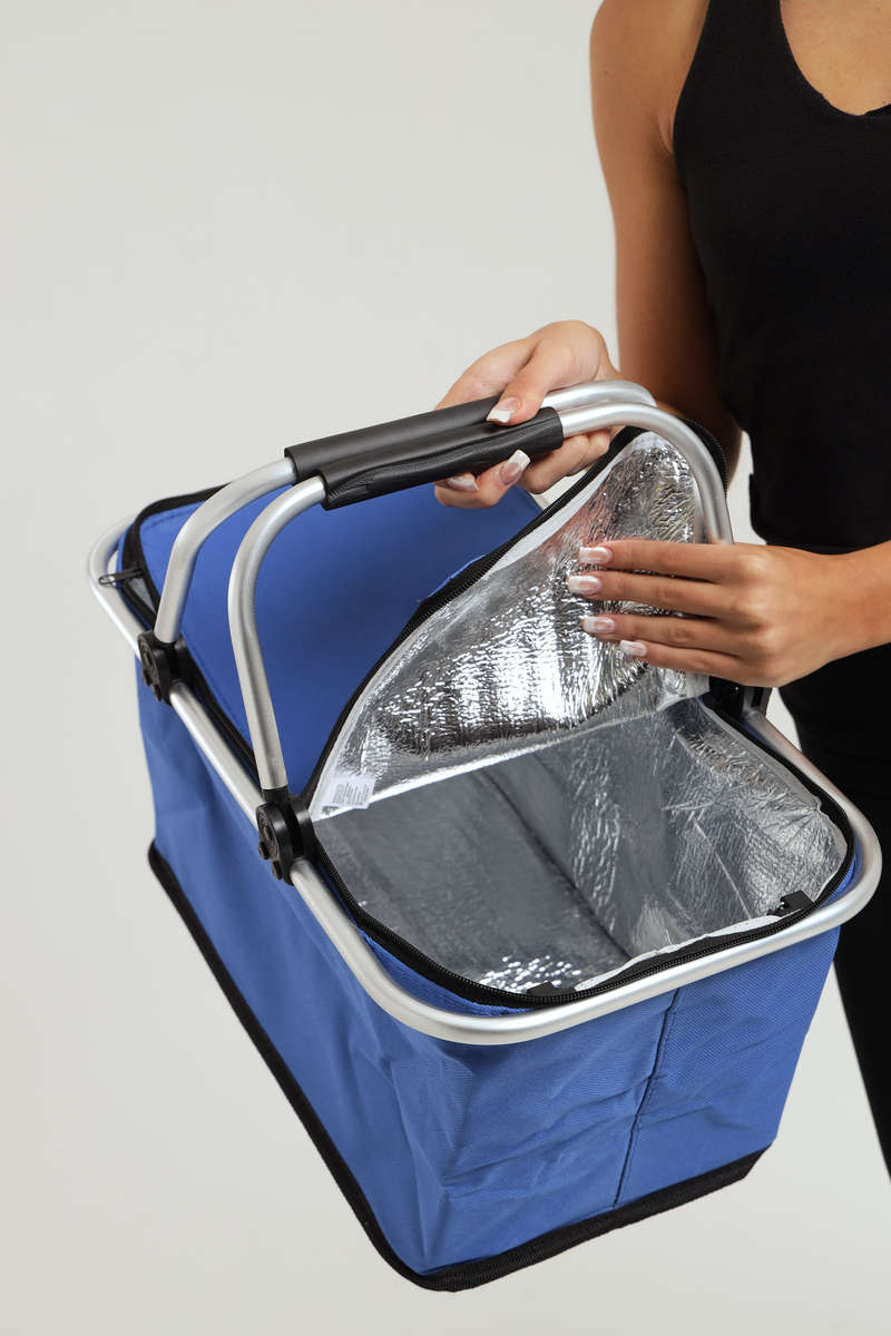 Senza Large Insulated Collapsible Picnic Basket 46 x 23 x 27 cm