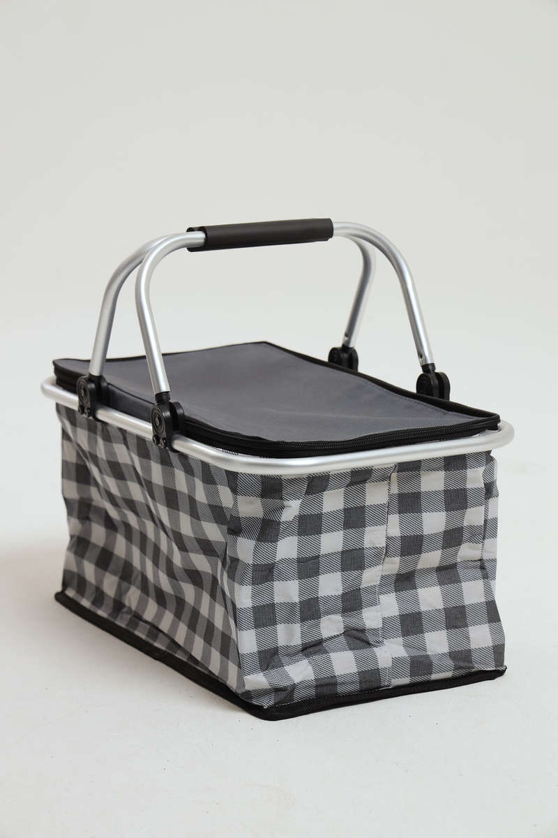 Senza Large Insulated Collapsible Picnic Basket 46 x 23 x 27 cm
